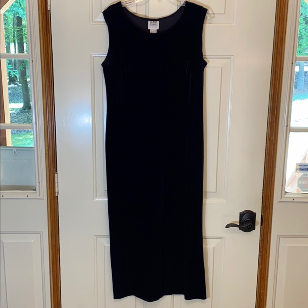 Black-Velvet Maxi Dress, jackets also in my closet
